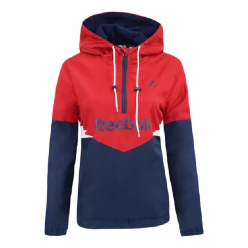 Reebok Women's Pullover Hoodie 1/4 Zip Jacket NWT L